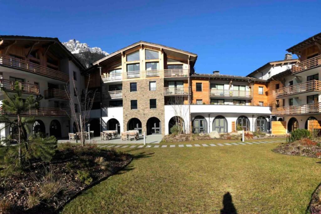 Chic Appart 6 Pers Dans Residence Luxueuse "La Cordee" Wellness Gym Piscine Ouvert Et Teletravail Chamonix Exterior photo